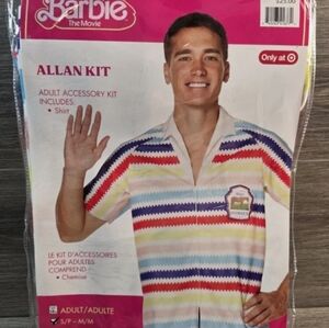 Barbie Adult Allan Costume-Party Shirt Size S/M NWT